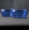 Miski szklane Lyngby Glas Torino 12 cm, niebieskie, 2 sztuki