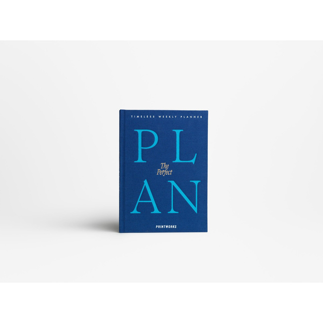 Planer tygodniowy Printworks The Perfect Plan, niebieski, bez dat, format 15 x 21 cm