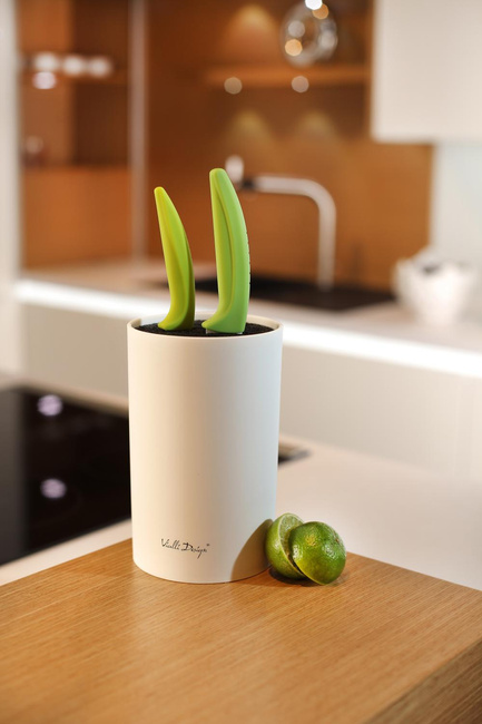 Stojak do noży Bianco Biały - Vialli Design