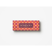 Domino Printworks Bazaar, wielokolorowe, drewniane kostki, wzór marokański