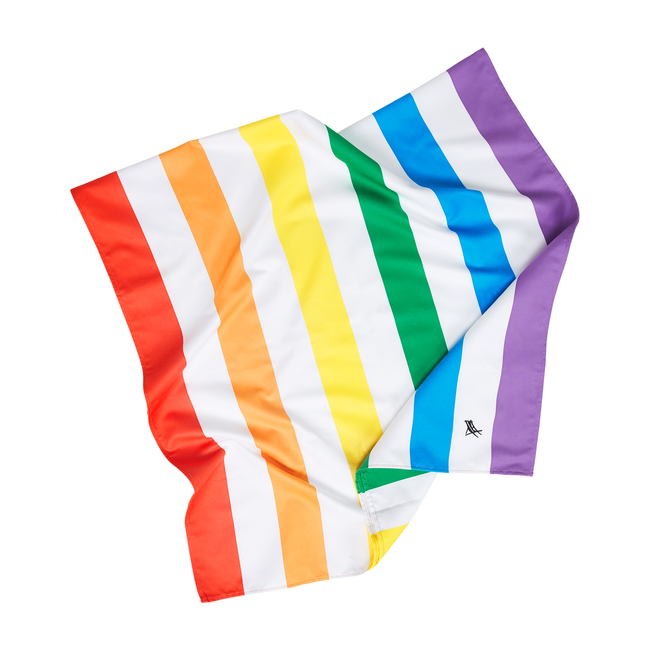 ręczniki plażowe szybkoschnące 200x90 cm Rainbow Skies XL - Dock & Bay