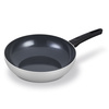 Wok Brabantia Indu+ 28 cm 101707, jasnoszary, lekki 0,8 kg