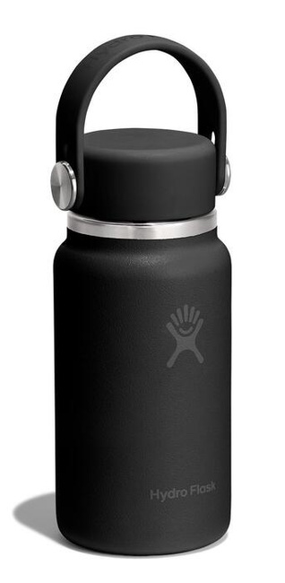Mini butelka termiczna Hydro Flask Micro 200 ml z uchwytem, czarna