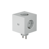 rozszerzacze gniazd elektrycznych z podwójnym usb-c 30 w szary - Avolt