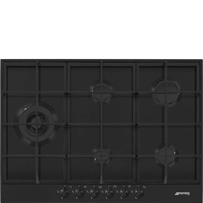 Smeg - Płyta kuchenna Classica Px375Lmb Czarny mat