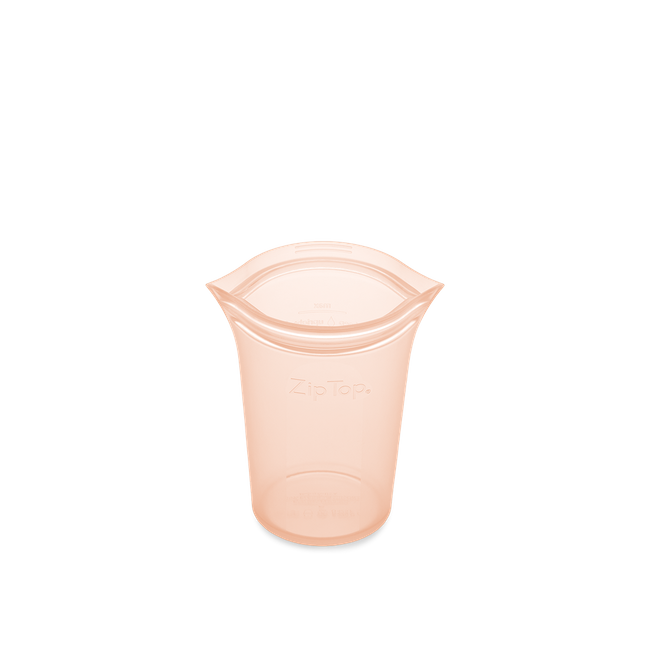 Pojemnik na przekąski S, Peach, Cups - Zip Top