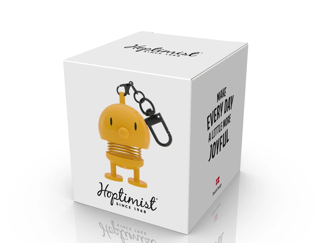 Zawieszka brelok 2w1 Bumble Charm Yellow Hoptimist figurka sprężynująca