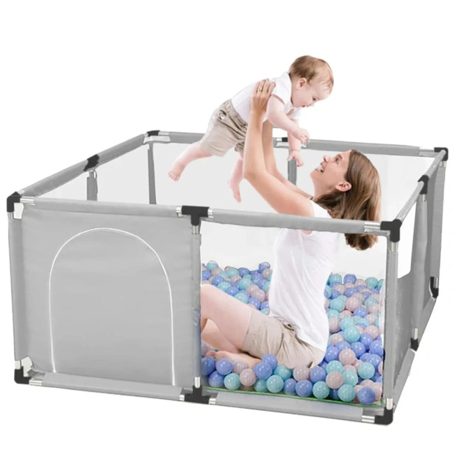 Extralink Kids | Kojec dziecięcy | plac zabaw suchy basen dla dzieci składany 126x126cm piłki k-458