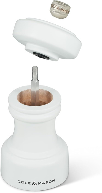 Młynek do pieprzu Hoxton biały mat 10,4 cm - Cole&Mason