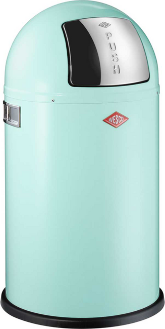 Kosz na śmieci Miętowy 22l Pushboy Junior - Wesco