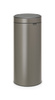 Kosz na śmieci Brabantia Touch Bin New 30 l Platinum z plastikowym wiadrem
