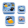 Lunchbox dla dzieci Pirates - zestaw 4 szt - A Little Lovely Company