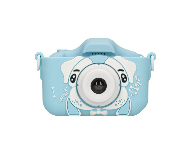 Extralink Kids Camera H28 Dual Niebieski - Aparat Cyfrowy - 1080p 30fps, Wyświetlacz 2.0"