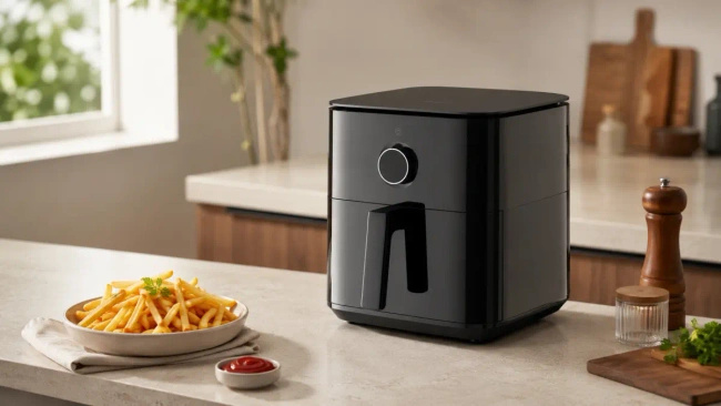 Frytkownica beztłuszczowa Xiaomi Air Fryer 6.5L, czarna, 7 programów