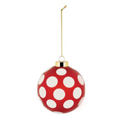 bombki świąteczne czerwone do dekoracji - Alessi