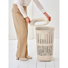 Kosz na pranie Brabantia Collect-It 55 l z pokrywą Quick-Drop, Soft Beige