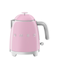 Smeg - Czajnik Mini, Pastelowy Róż 50's Style Klf05Pkeu Pastelowy Róż