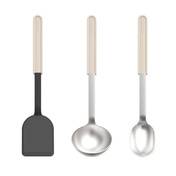 Naczynia do gotowania 3 elementy Chef It Chalk - Mepal