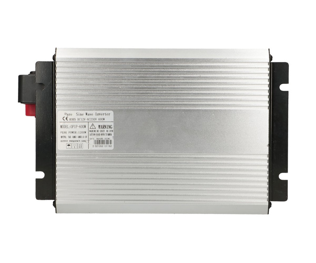 Przetwornica napięcia Extralink OPIP-600W z czystą sinusoidą, 12 V/230 V, 600 W