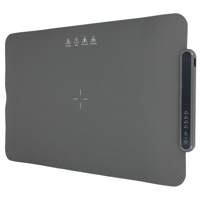 EXTRALINK Mata Grzewcza Elektryczna 63x38 cm 400W Szara do Ogrzewania Podłogowego