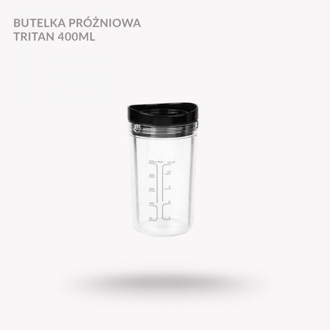 Butelka próżniowa Wartmann 400 ml z Tritanu, 2 pokrywki