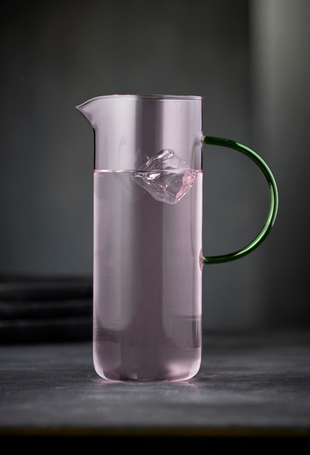 Dzbanek do wody Torino 1,1 L Różowy 30194 - Lyngby Glas