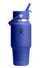 Butelka Hydro Flask 24 oz Wide Mouth Travel z zakrętką Flex Straw, Capri Blue