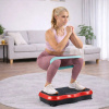 Extralink Moonwalk Spinmove Czerwony | Platofrma Wibracyjna do Ćwiczeń Fitness | 200w