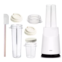 Blender personalny II Mason Jar Ready White (zestaw 10 elementów) - Tribest