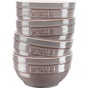 Zestaw 4 misek okrągłych 12 cm, antyczny grafitowy - Staub