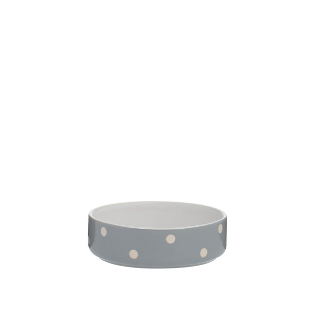 Miski dla psa Polka Dot Grey 13 cm - Mason Cash