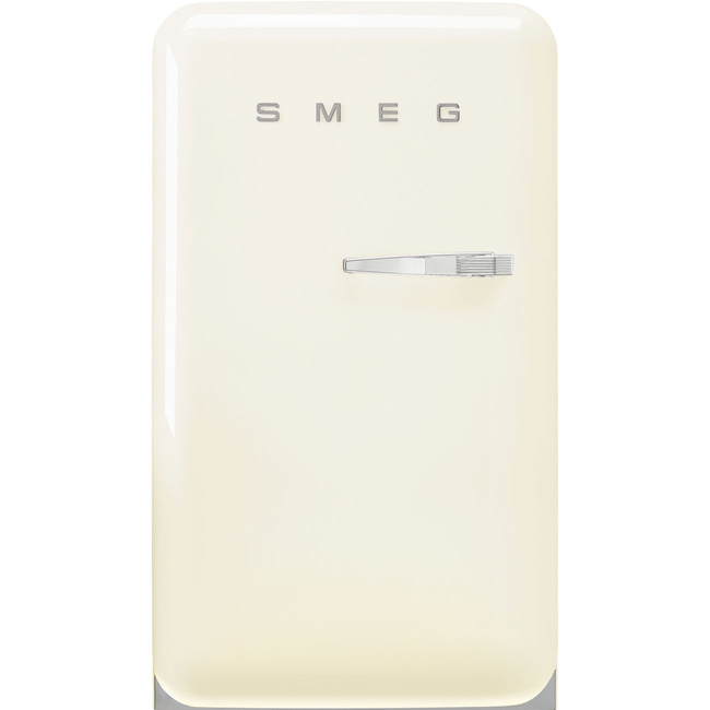 Smeg - Chłodziarko-zamrażarka, kremowy 50's style Fab10Lcr6 kremowy (chromowany uchwyt).