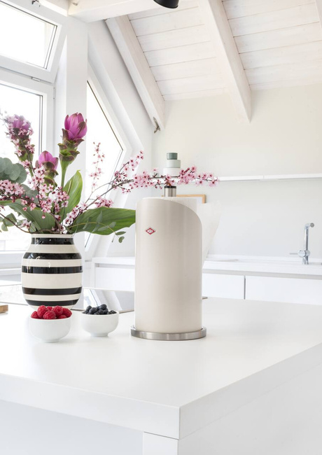 Stojak na papier kuchenny czarny Wesco