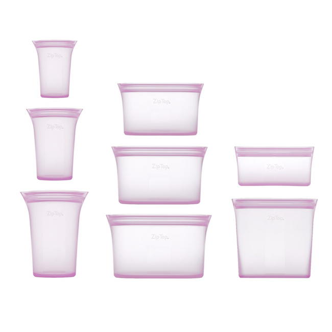 Pojemnik na przekąski L, Lavender, Cups - Zip Top