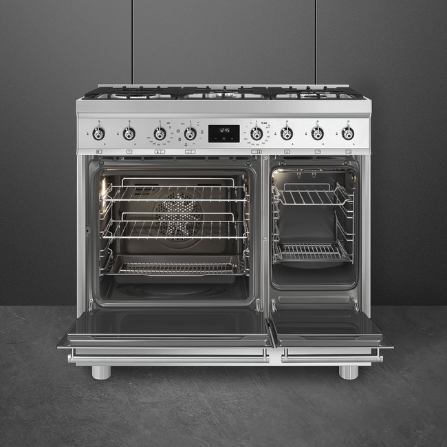 Smeg - Kuchnia wolnostojąca C92GMX2 SYMFONIA - inox