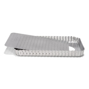 Perforowana forma do quiche z wyjmowanym dnem 32x22cm Silver-Top - Patisse