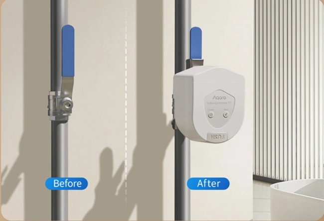 Sterownik zaworu Aqara Valve Controller T1, Zigbee 3.0, do zaworów DN15, DN20 i DN25
