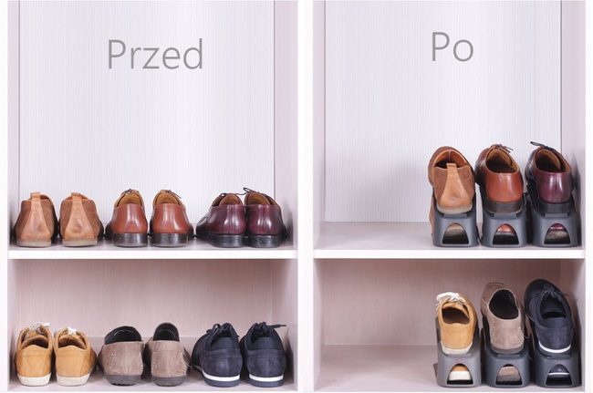 Organizer na buty Spacyshoe Set 38-45 przeźroczysty - Prosperplast