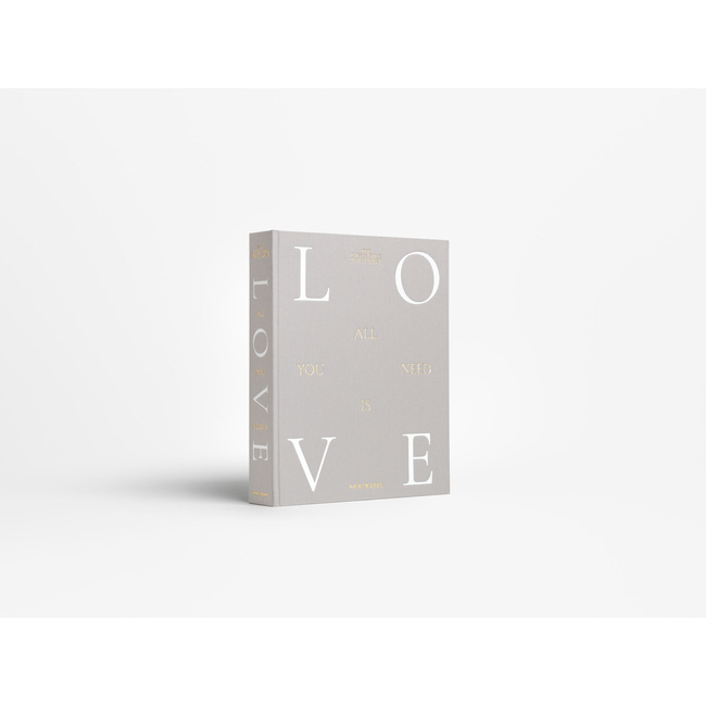 Album na zdjęcia Printworks All You Need Is Love XL, szary z czarnymi kartami