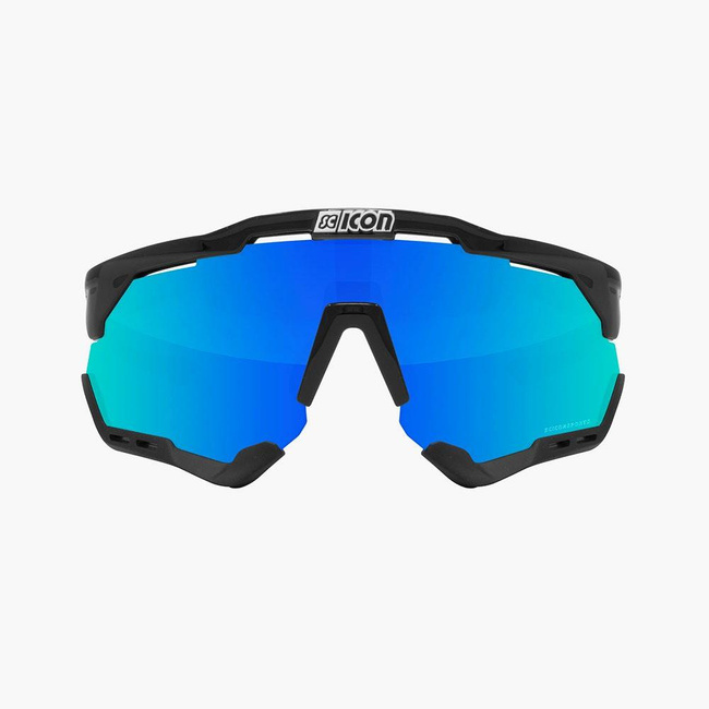 Okulary SCICON AEROSHADE XL Black Gloss/Black - SCNPP Multimirror Blue