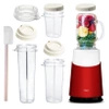 Blender personalny II Mason Jar Ready Red (zestaw 12 elementów) - Tribest