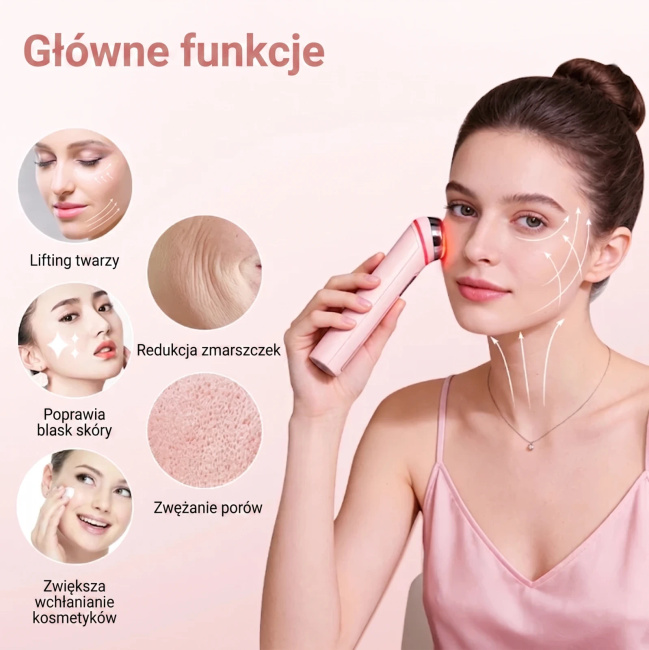 Extralink Stay Beauty Booster Urządzenie do pielęgnacji twarzy masaż EMS lifting