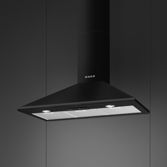 Smeg - Okap Kuchenny, 90 Cm Universal Ksed95nee Czarny