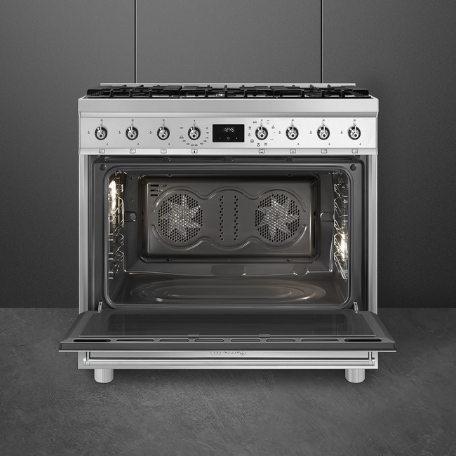 Smeg - Kuchnia Wolnostojąca Symfonia C9Gmx2 Stal Nierdzewna.