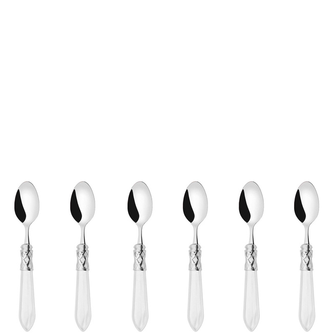 Aladdin Biały Zestaw 6 Łyżeczek Do Kawy W Pudełku - Bugatti