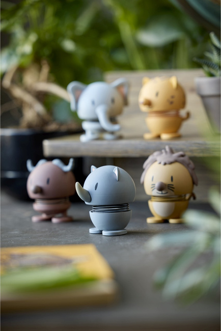 Figurka Hoptimist Soft Rhino S Grey, szary nosorożec