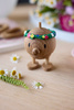 Hoptimist Flower Bumble S Figurka Dębowa Oak Fsc 7,5 cm Dekoracja Duńska