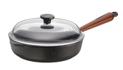 Traditional Patelnia sauté z pokrywką - 25 cm, Czarny - Skeppshult