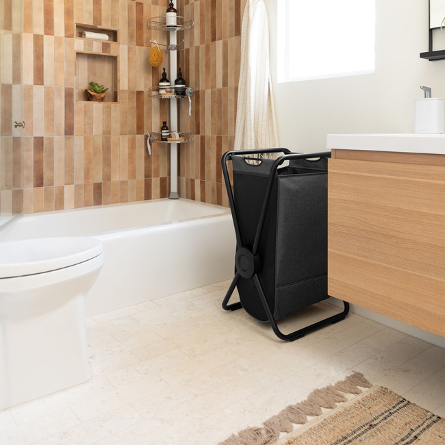 Kosz na pranie - Czarny mat - Simplehuman