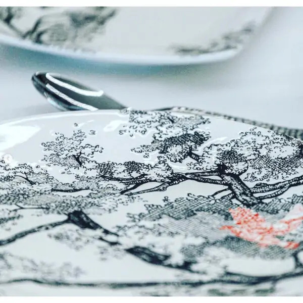 Talerz prostokątny 30,5 cm x 12,5 cm Kerasiá - Le Coq Porcelaine